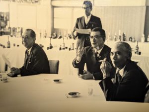 第57代首相　岸 信介とモロゾフ酒造にて