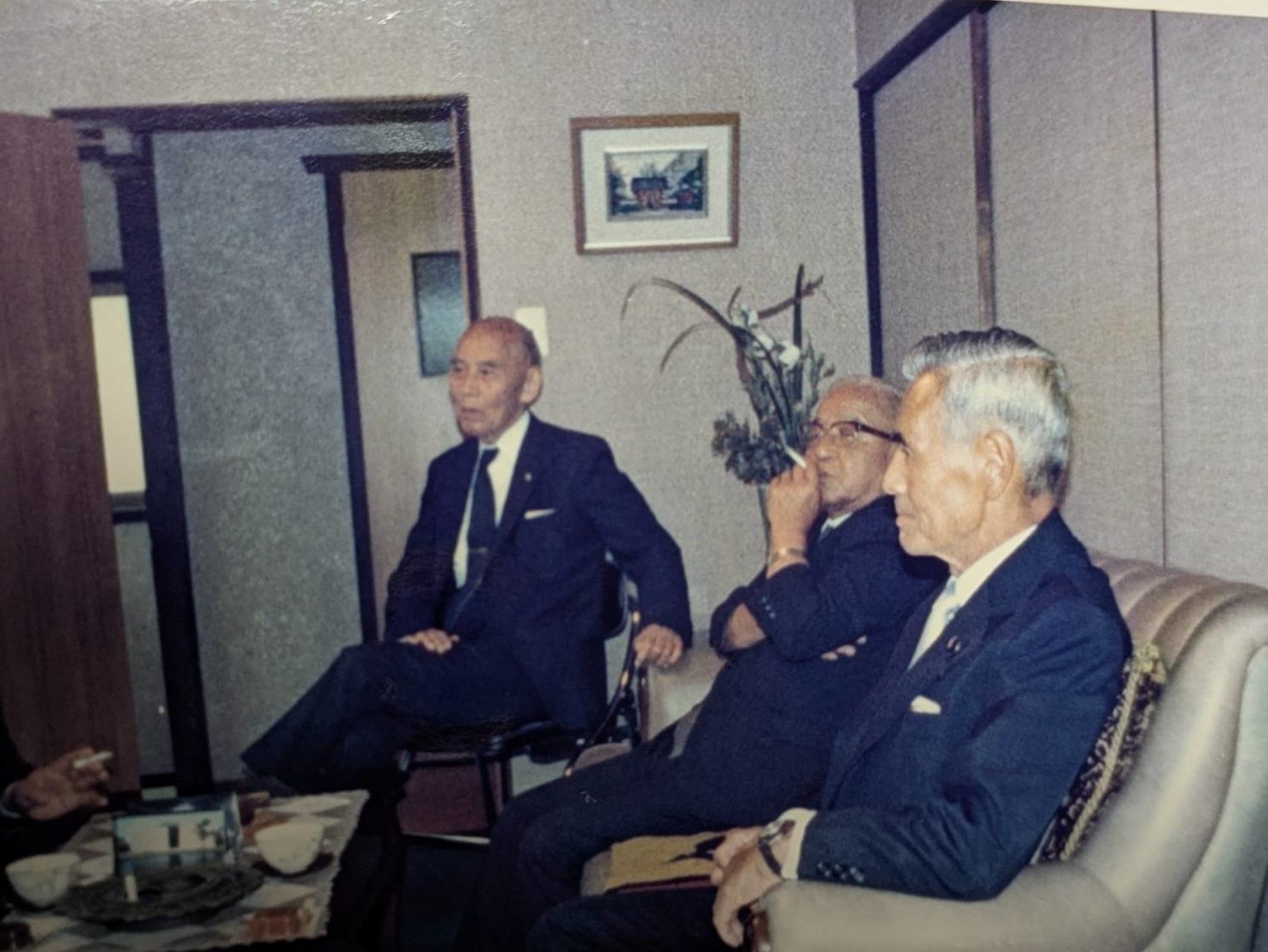 松三宅（実家）にて